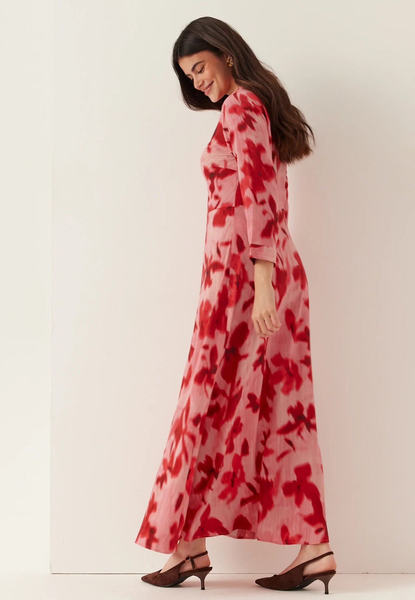 Anyuli Vestido Largo con Botones