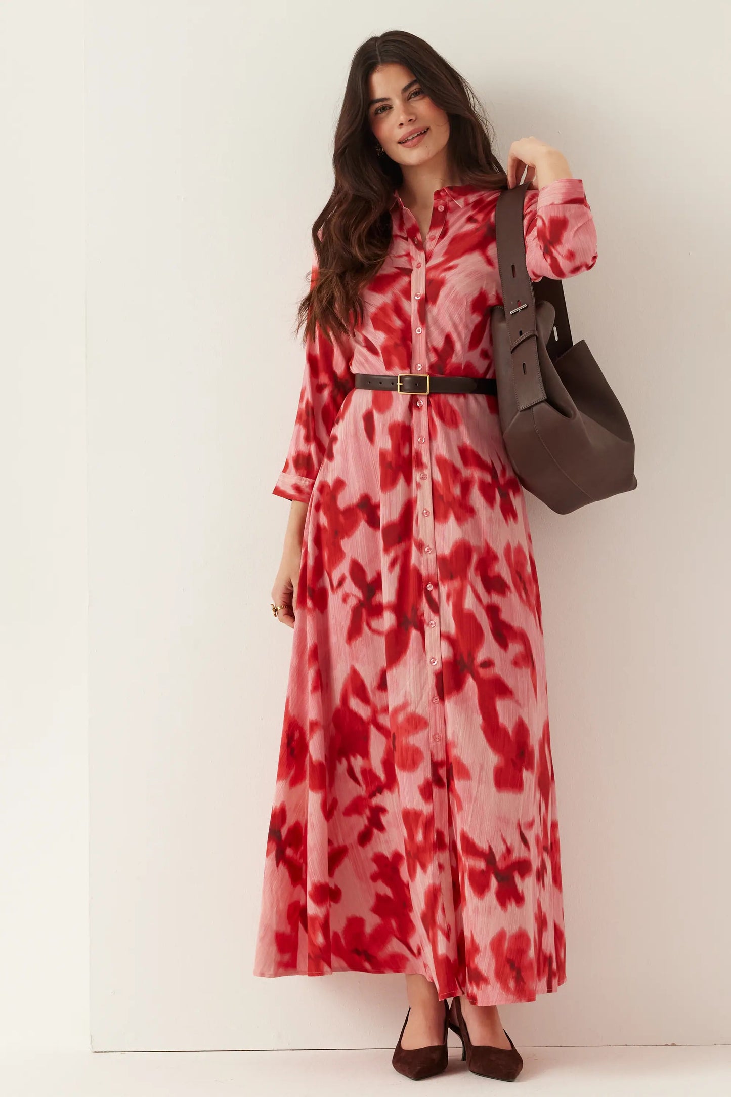 Anyuli Vestido Largo con Botones